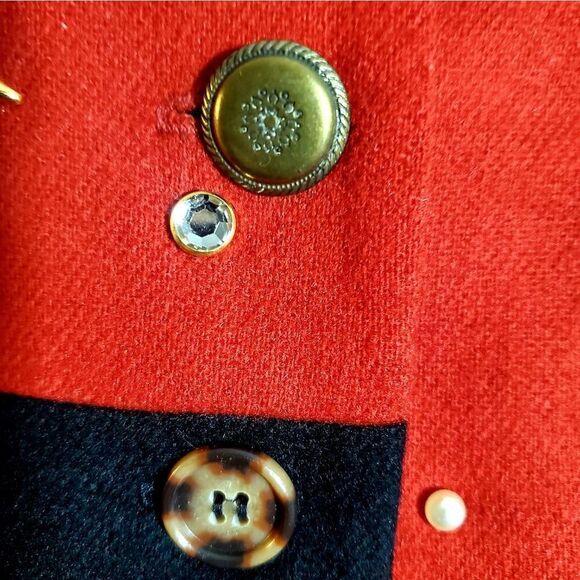 BMW Designs Vtg Christmas Angel & Stars Vest Size Large - Picture 9 of 12